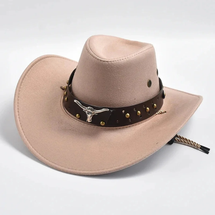 Herrwestern Cowboyhatt – Bredbrättad Statementstil för Utomhus- och Avslappnad Användning