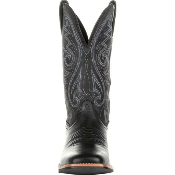 Kvinnors Västerländska Cowboystövlar – Broderad Mid-Calf Stil för Avslappnad Användning