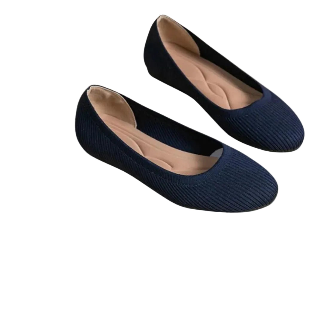 Kvinnors lätta ballerina-skor – Bekväma slip-on skor för vårarbete och resor