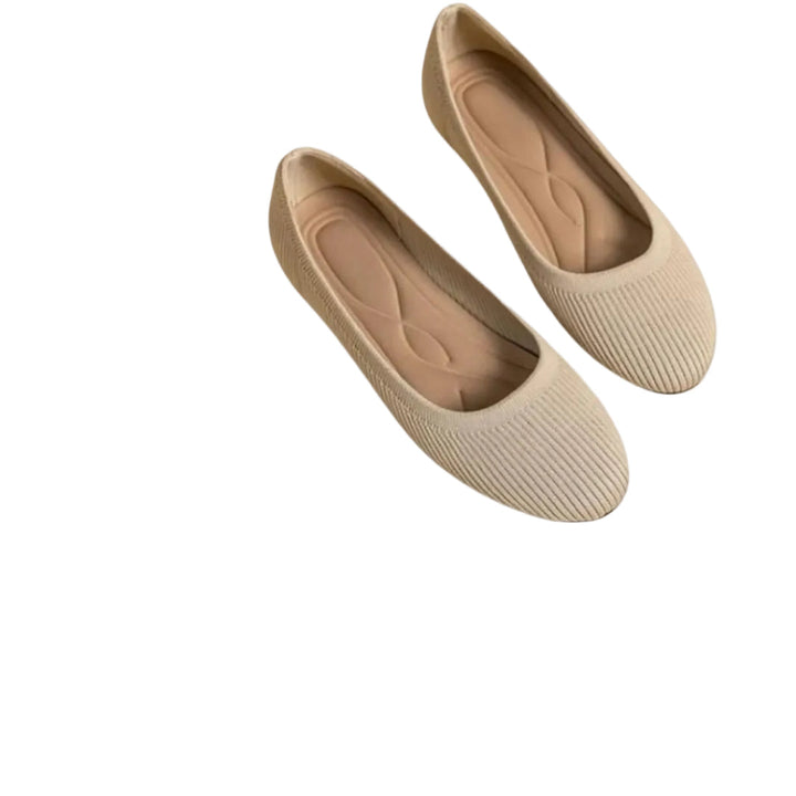 Kvinnors lätta ballerina-skor – Bekväma slip-on skor för vårarbete och resor