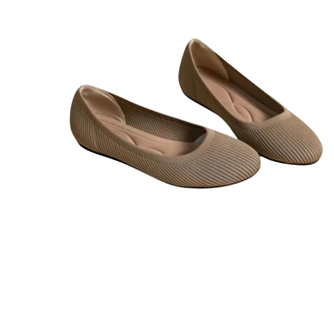 Kvinnors lätta ballerina-skor – Bekväma slip-on skor för vårarbete och resor