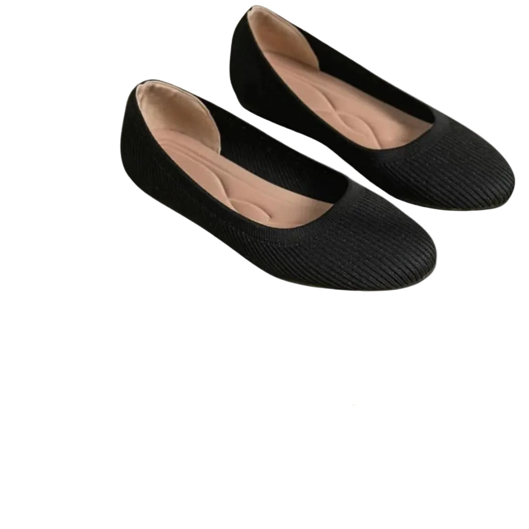 Kvinnors lätta ballerina-skor – Bekväma slip-on skor för vårarbete och resor