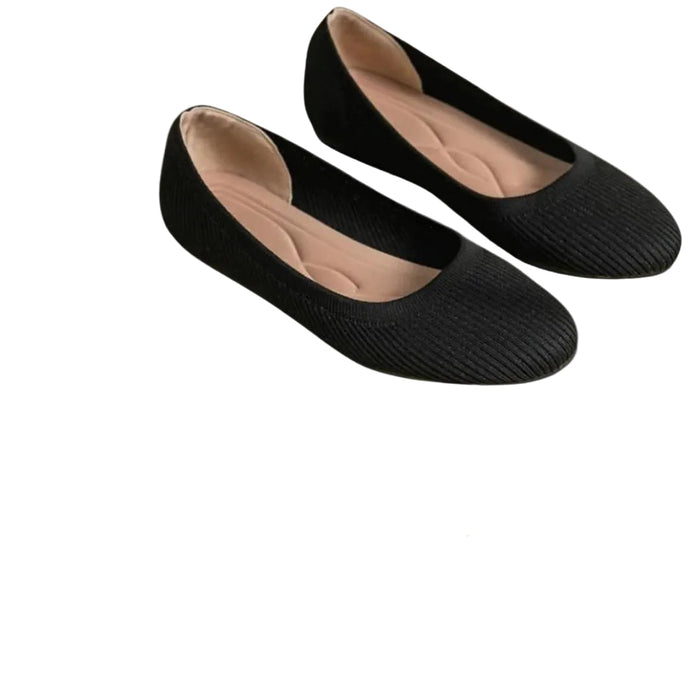Kvinnors lätta ballerina-skor – Bekväma slip-on skor för vårarbete och resor