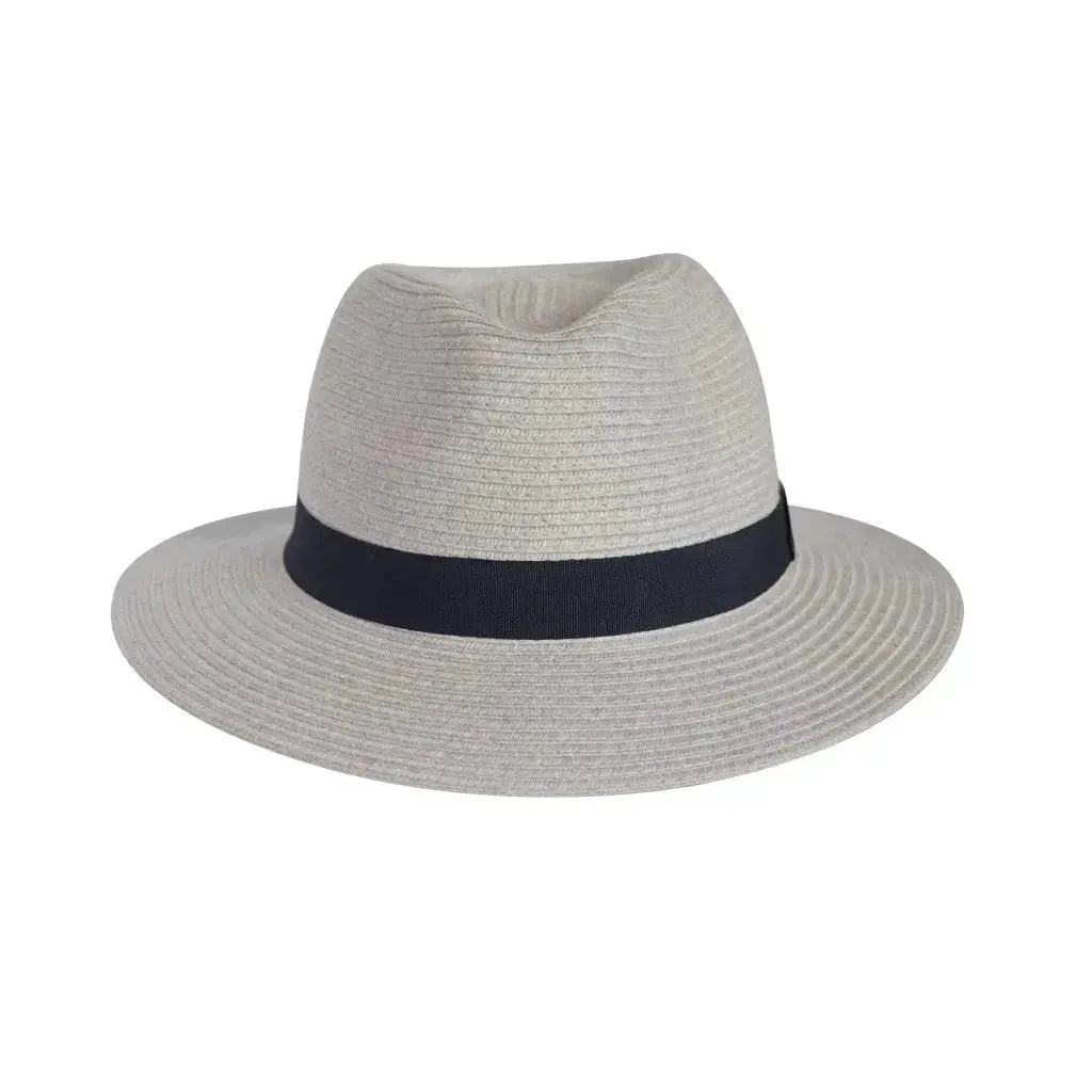 Herrarnas Klassiska Fedora Solhatt Med UV-Skydd Och Justerbar Passform