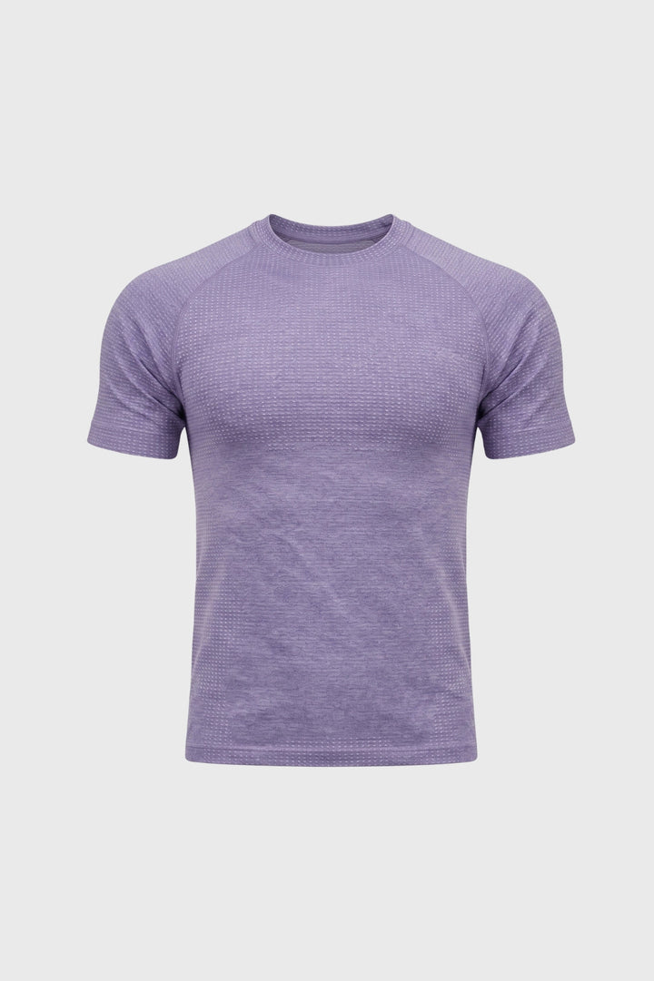 Herrarnas texturerade raglanärm T-shirt för aktiva dagar