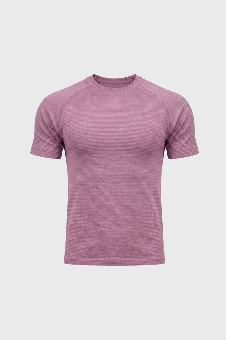 Herrarnas texturerade raglanärm T-shirt för aktiva dagar