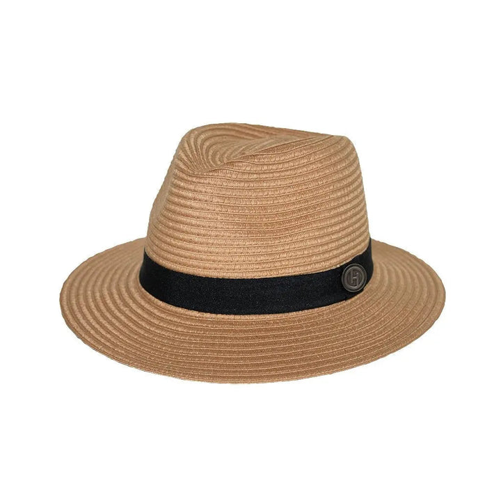 Herrars lättvikts Fedora solhatt för resor och utomhusbruk