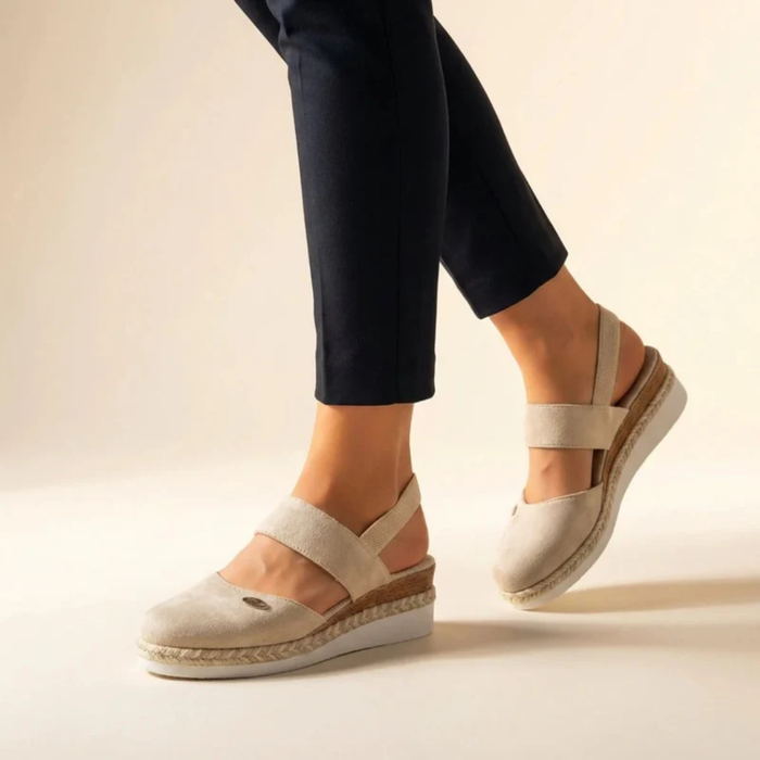 Kvinnors Espadrille Plattform Sandaler – Slingback Sommar Skor för Semester och Vardagsbruk