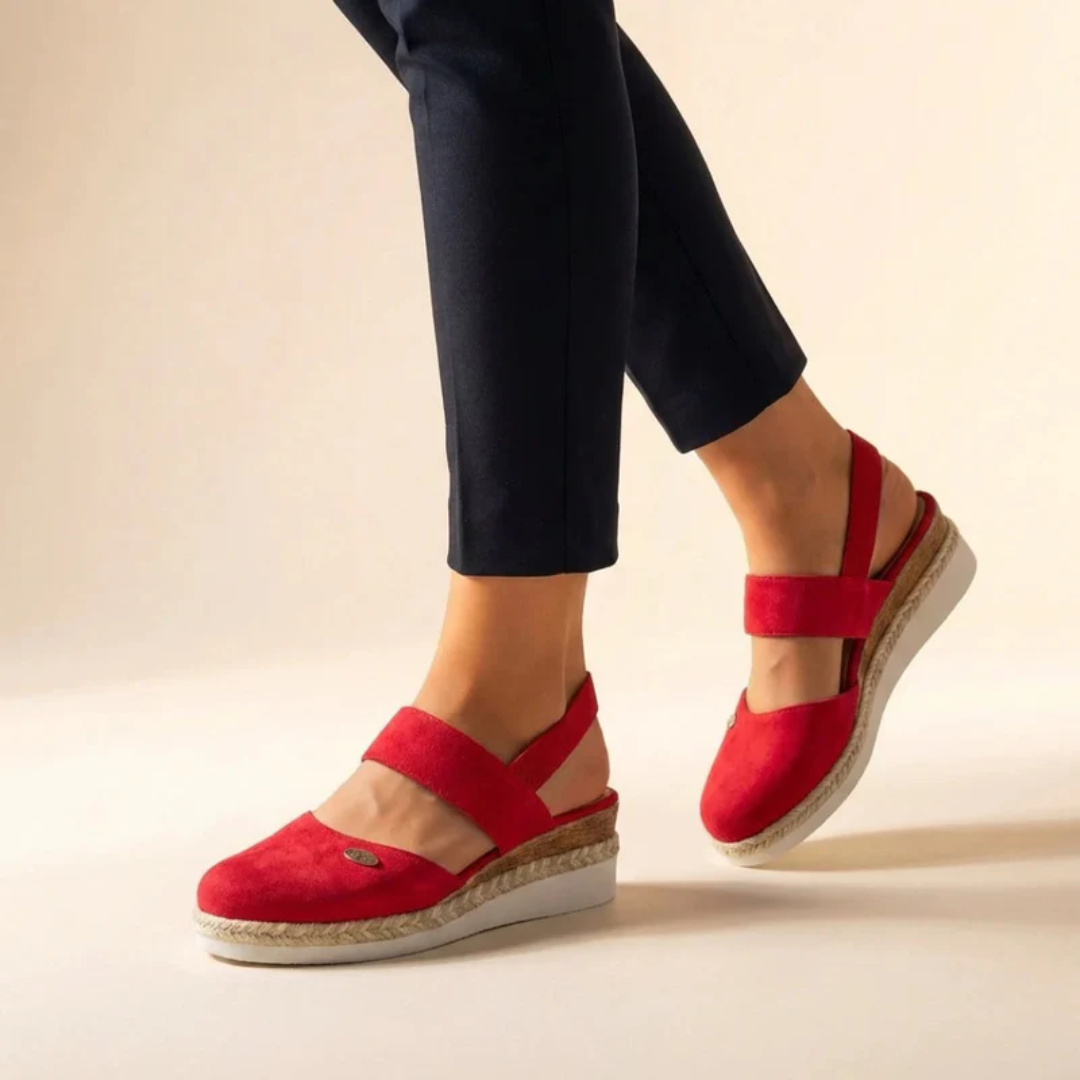 Kvinnors Espadrille Plattform Sandaler – Slingback Sommar Skor för Semester och Vardagsbruk