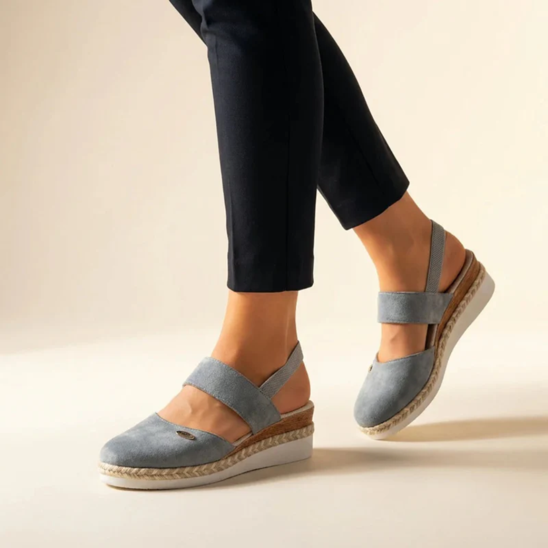 Kvinnors Espadrille Plattform Sandaler – Slingback Sommar Skor för Semester och Vardagsbruk