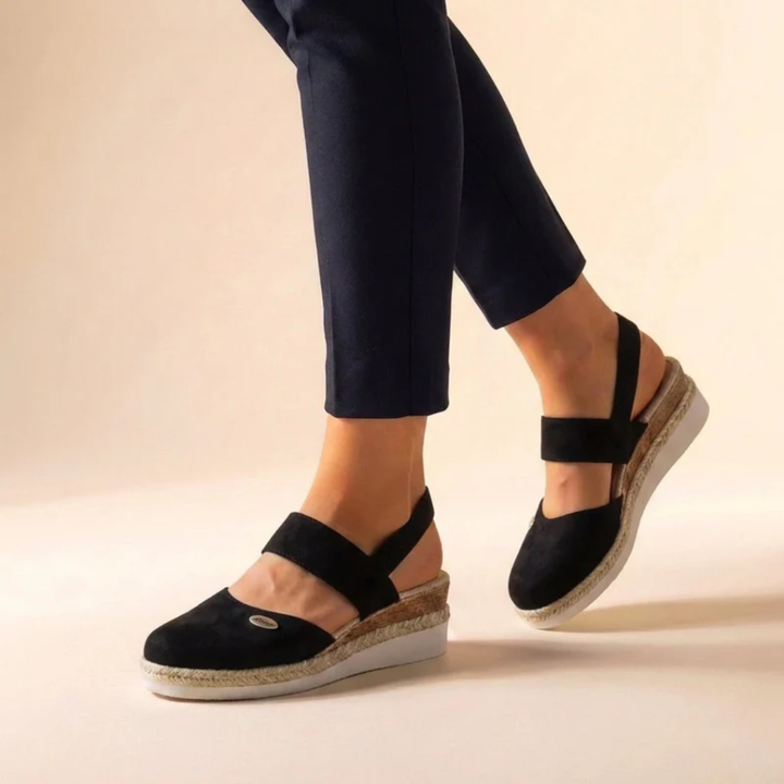 Kvinnors Espadrille Plattform Sandaler – Slingback Sommar Skor för Semester och Vardagsbruk