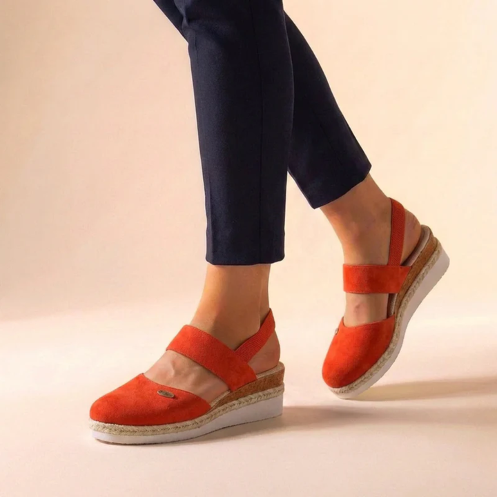 Kvinnors Espadrille Plattform Sandaler – Slingback Sommar Skor för Semester och Vardagsbruk