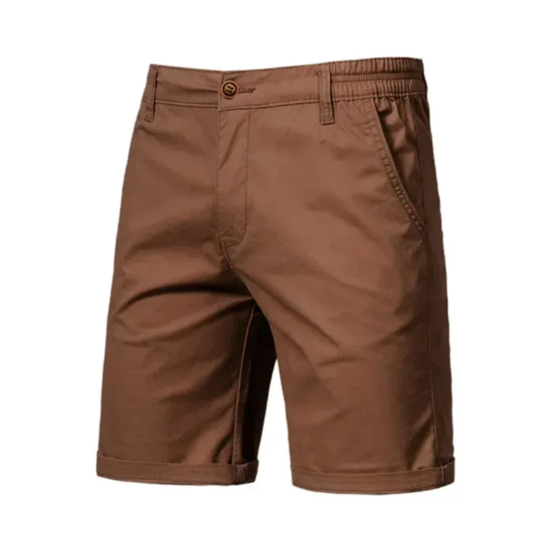 Herrklassiska Chino Shorts – Lätta sommarshorts för strandsemestrar och avslappnad stil