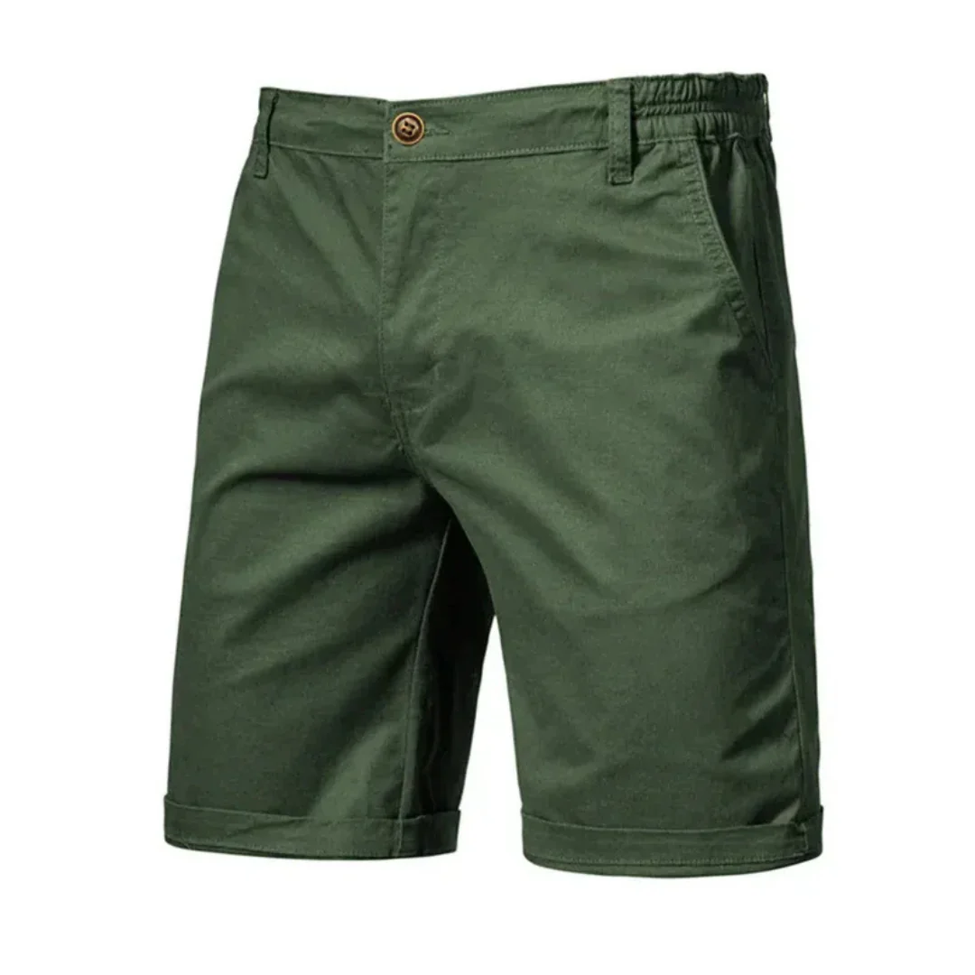 Herrklassiska Chino Shorts – Lätta sommarshorts för strandsemestrar och avslappnad stil
