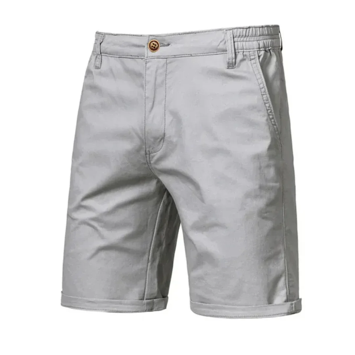 Herrklassiska Chino Shorts – Lätta sommarshorts för strandsemestrar och avslappnad stil