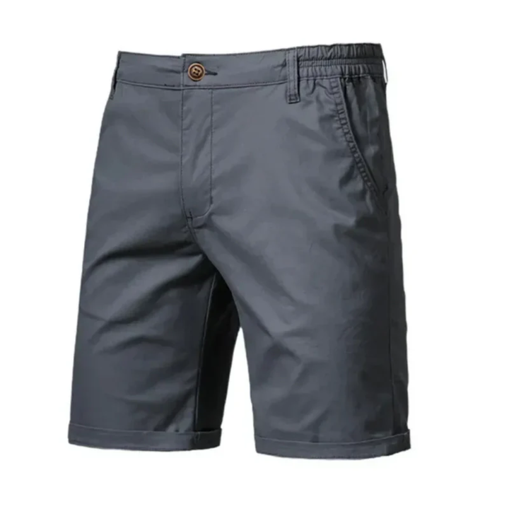 Herrklassiska Chino Shorts – Lätta sommarshorts för strandsemestrar och avslappnad stil