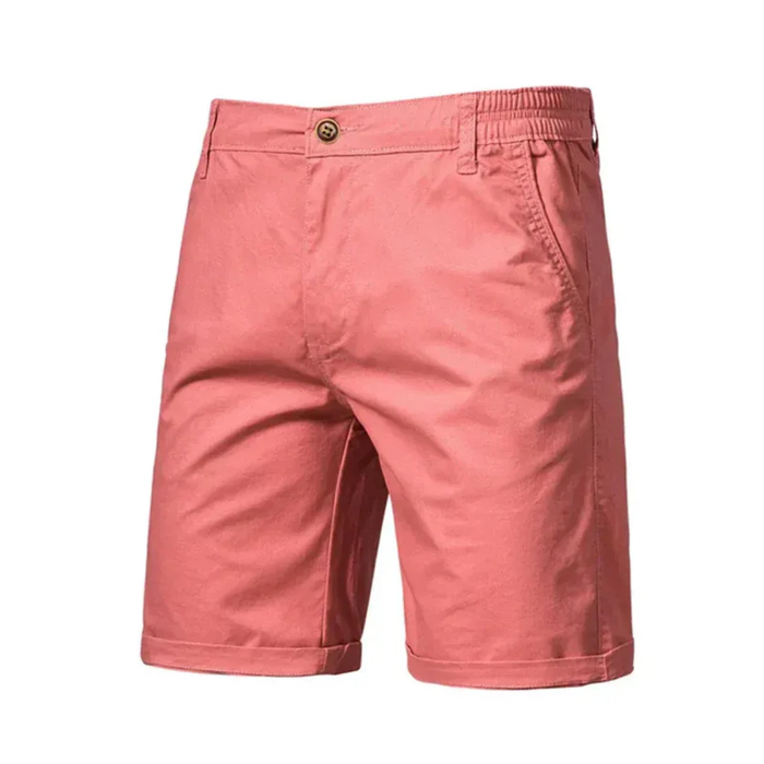Herrklassiska Chino Shorts – Lätta sommarshorts för strandsemestrar och avslappnad stil