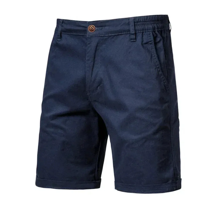 Herrklassiska Chino Shorts – Lätta sommarshorts för strandsemestrar och avslappnad stil