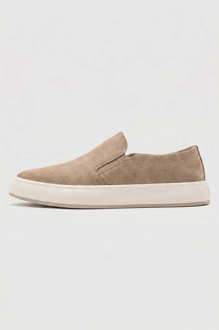 Herrens Slip-On Sneakers med Tjock Sula och Minimal Profil