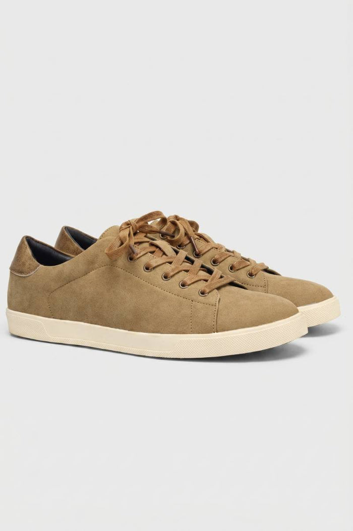 Herrskor Sneakers Låg Top Snörning Mocka Finish