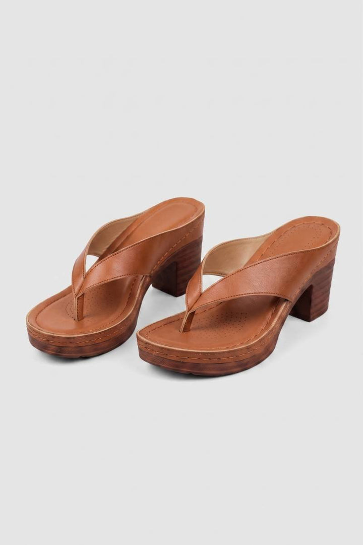 Kvinnors Plattformstopp Sandaler med Dämpad Fotbädd