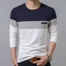 Herrarnas tryckta crew neck-tröja med lång ärm i regular fit